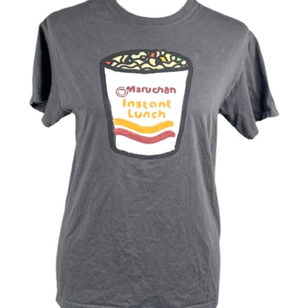 Maruchan Instant Lunch Ramen Noodle Doodle Gray  T-Shirt
